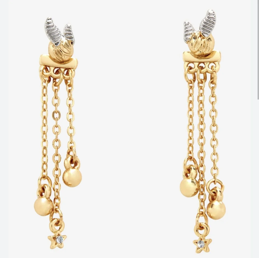 Golden Snitch earrings - Picture 1 of 4